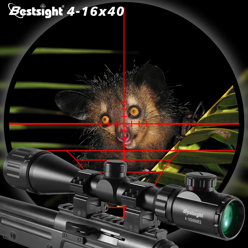 Hunting Scope Red&Green Dot Illuminated Sight
