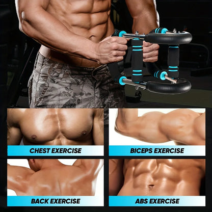 Resistance Bar for Forearm, Triceps & Chest Workout