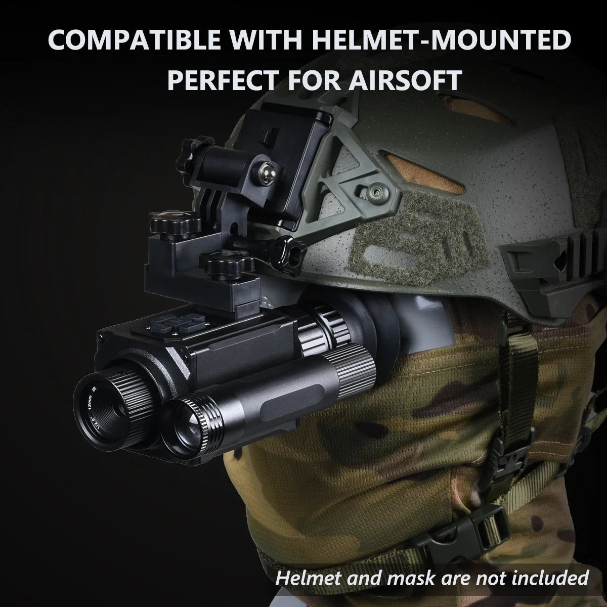 Helmet Night Vision Long-Distance Hunting Goggles Telescope