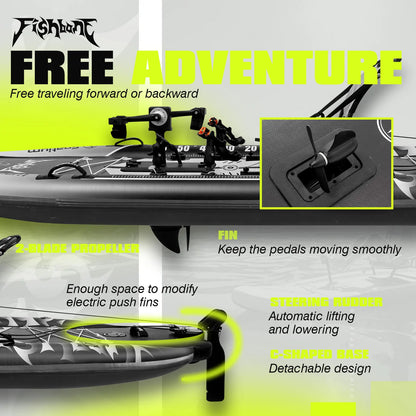 Fishing Kayak Pedal Drive Power Orientation System