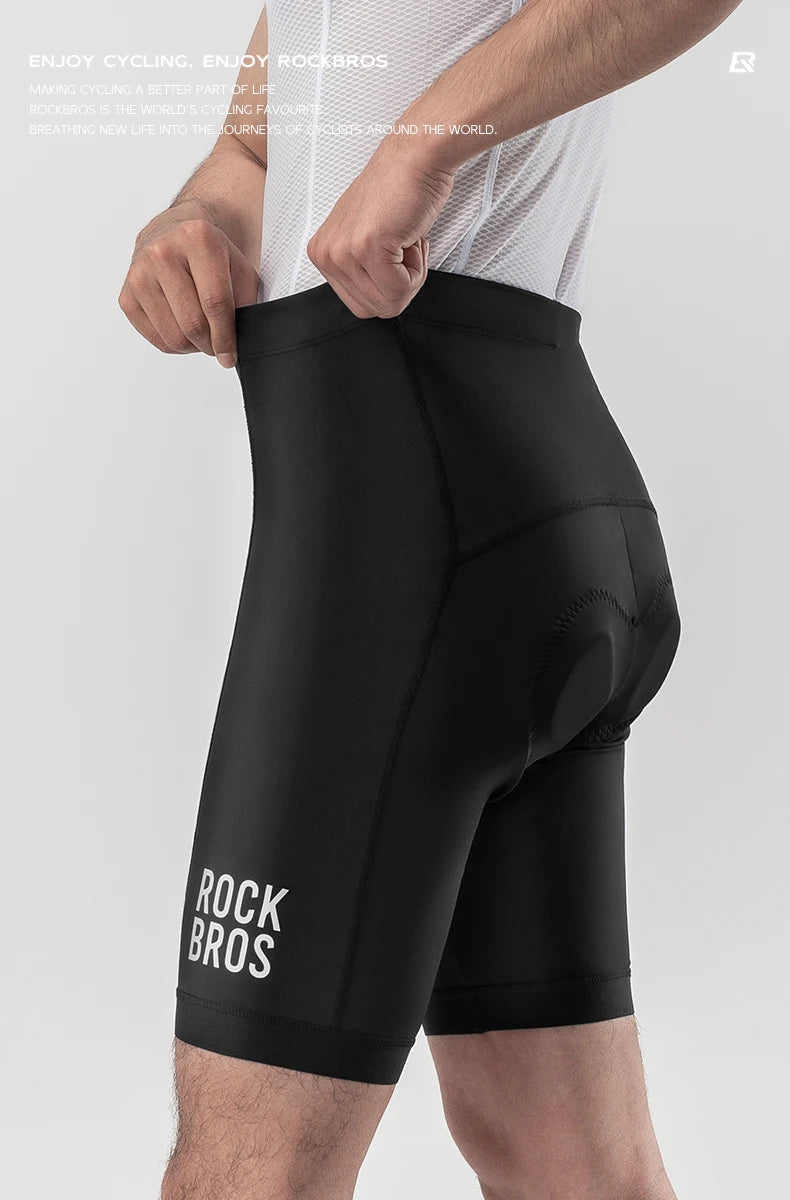ROCKBROS Men's Cycling Shorts  Gel Pad  Riding