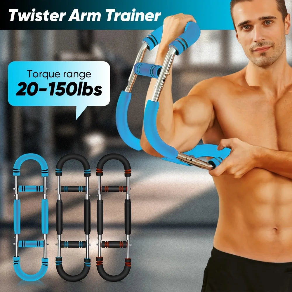 Resistance Bar for Forearm, Triceps & Chest Workout