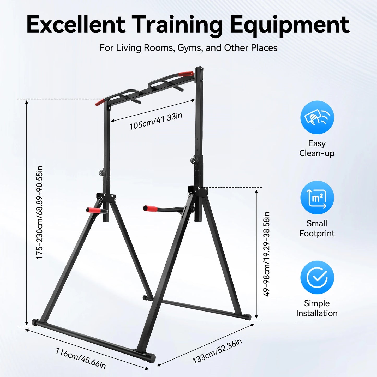Adjustable Pull Up Bar Multi-Function Training Station