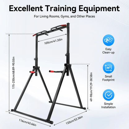 Adjustable Pull Up Bar Multi-Function Training Station