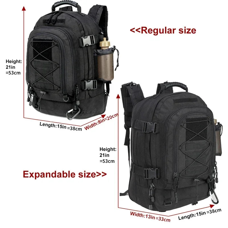 Extra Large Tactical Backpack Outdoor Water Resistant