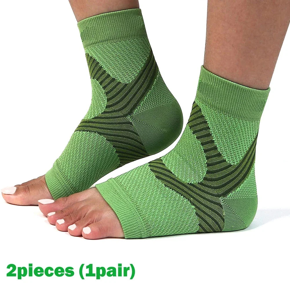 Plantar Fasciitis Splint Night Compression Sock Heel Supports