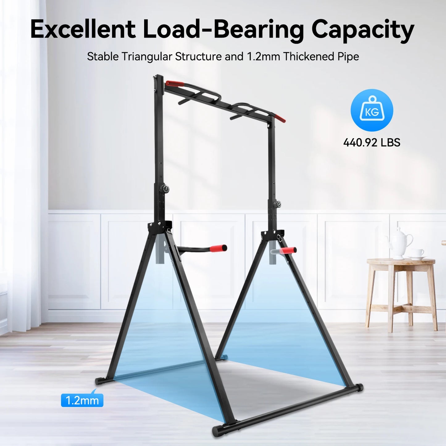 Adjustable Pull Up Bar Multi-Function Training Station