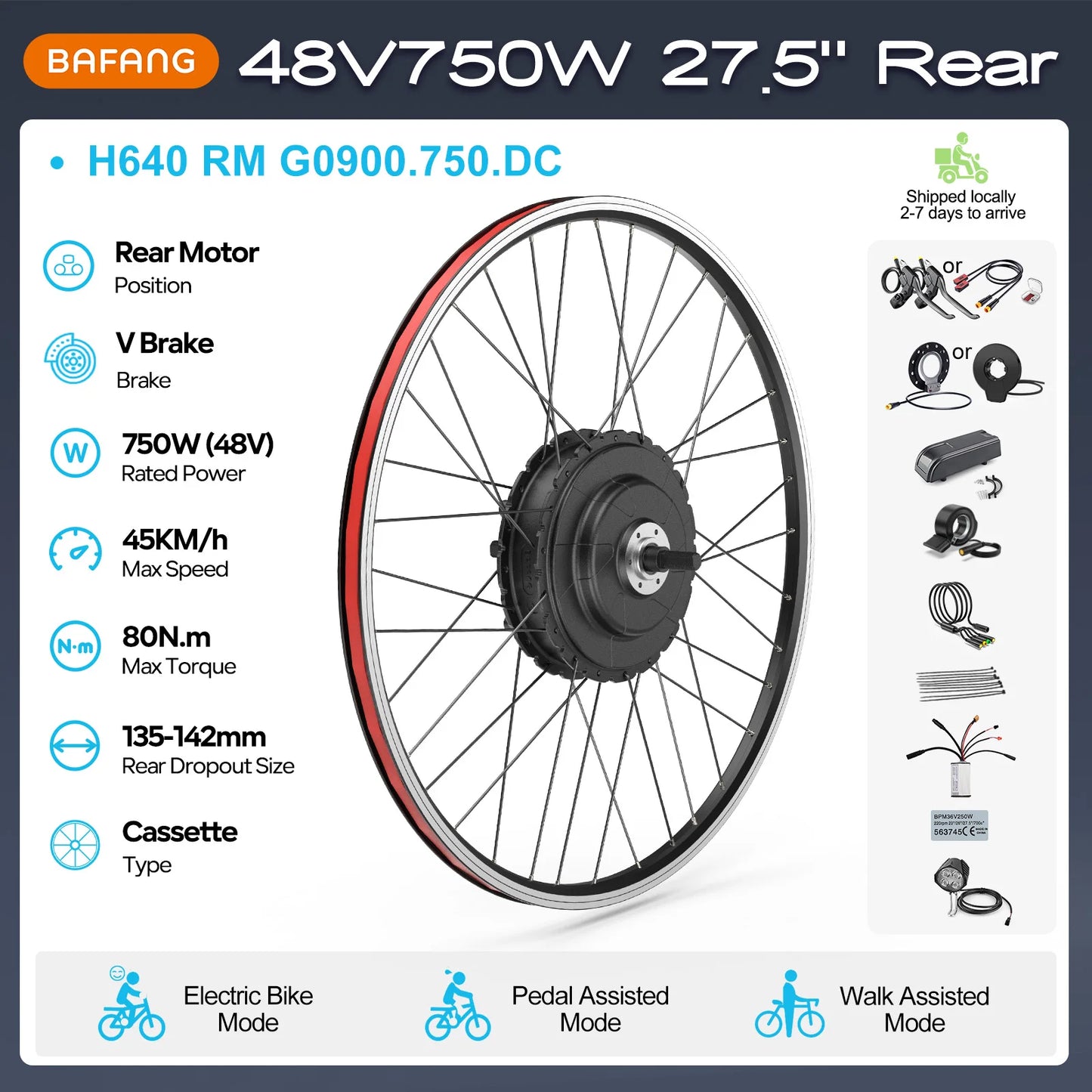 [On Sale ] Rear Motor Wheel Hub Drive 26 Inch