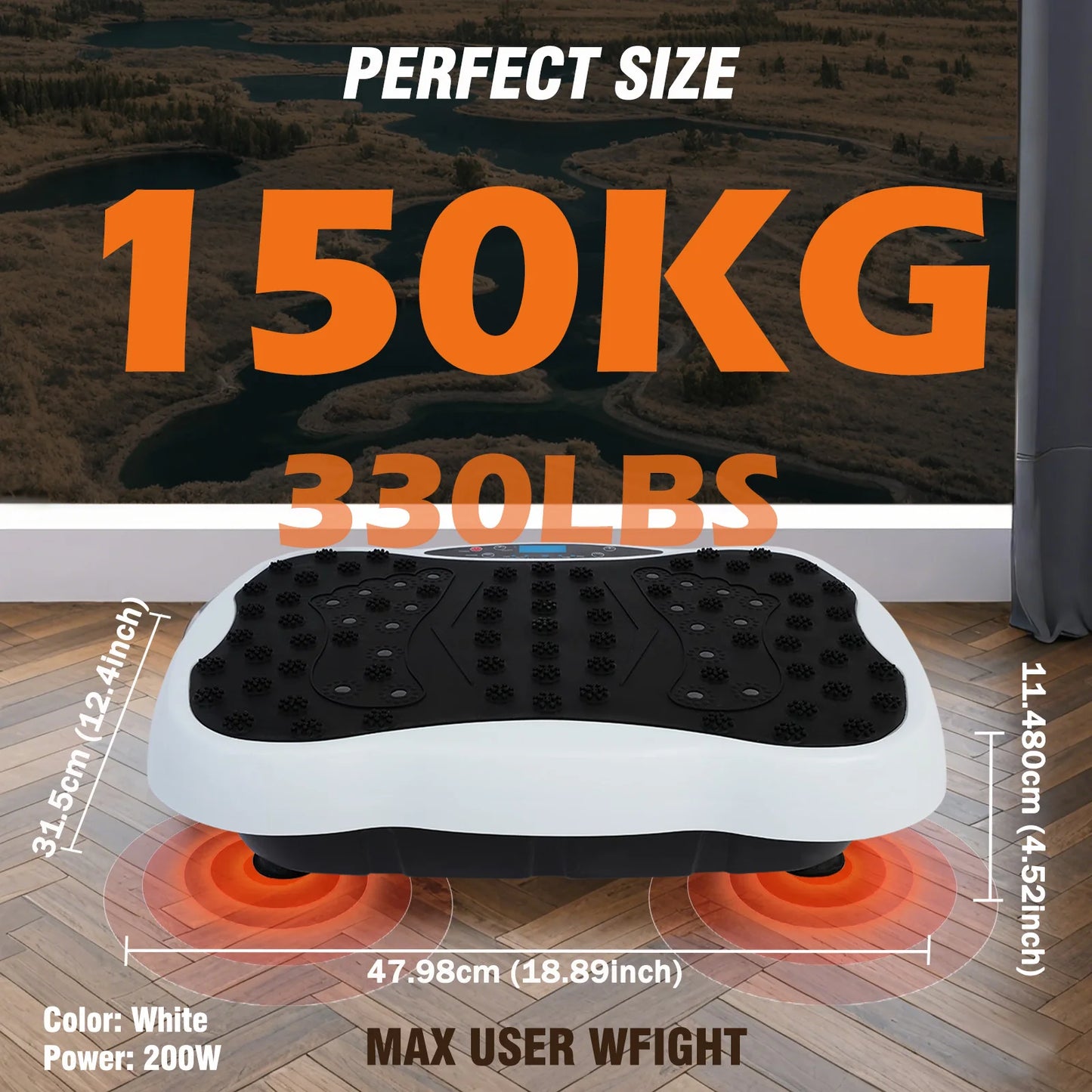 Full-Body Vibration Plate Weight Loss Remote Control