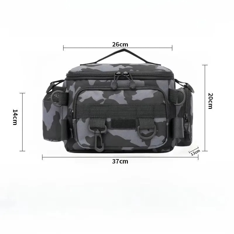 Multifunctional Fishing Backpack Large Capacity Rod Storage