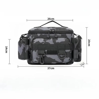 Multifunctional Fishing Backpack Large Capacity Rod Storage