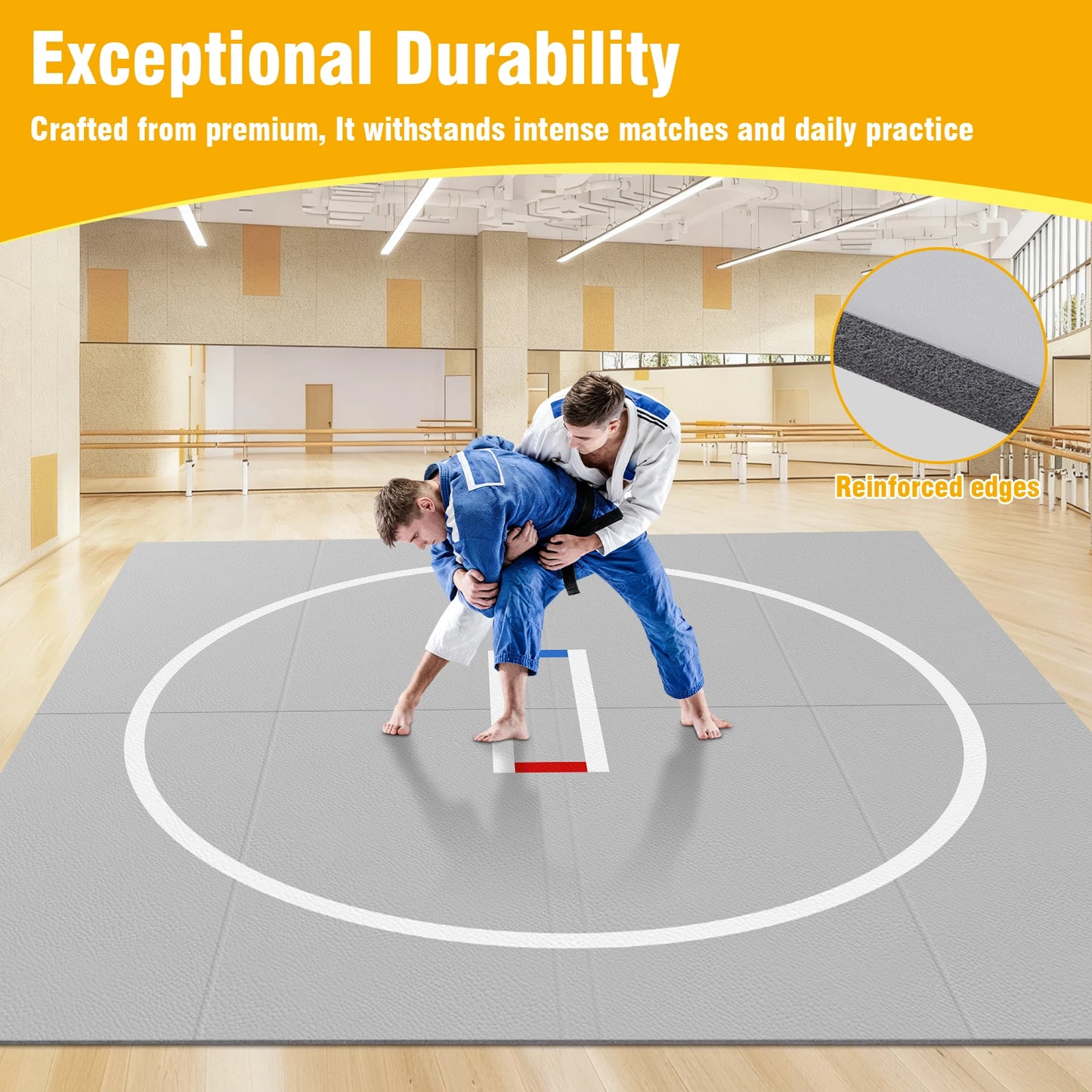 Anti-Slip for Grappling Martial Art Boxing Judo Jiu Jitsu Wrestle Mats