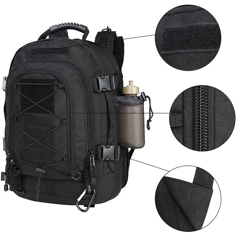 Extra Large Tactical Backpack Outdoor Water Resistant