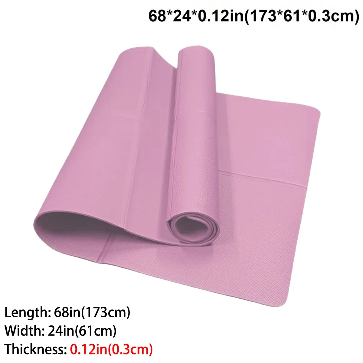Foldable Yoga Travel Fitness Exercise Mat