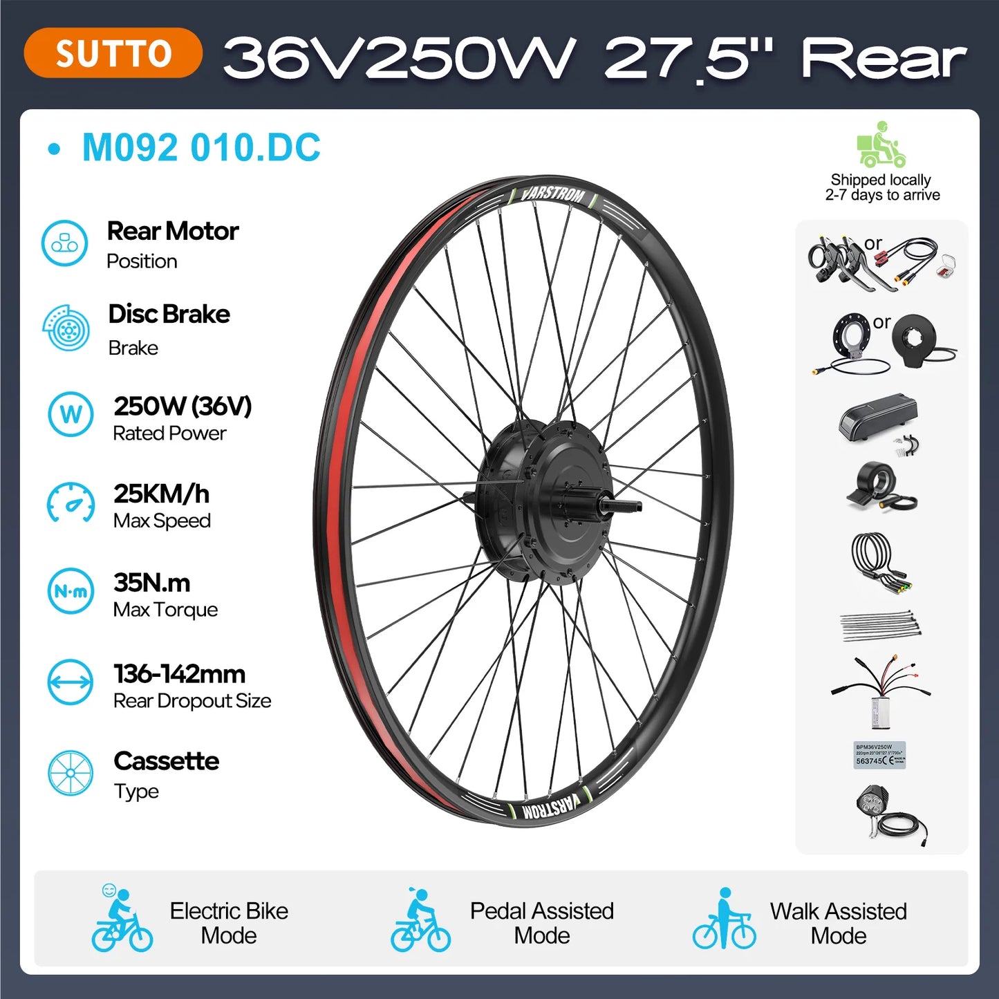 [On Sale ] Rear Motor Wheel Hub Drive 26 Inch