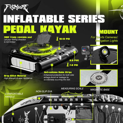 Fishing Kayak Pedal Drive Power Orientation System