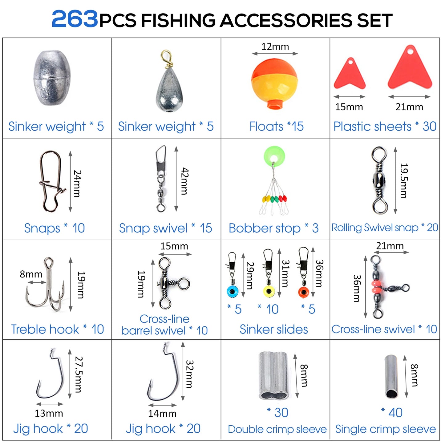 Sinker Weight Swivels Snaps Sinker Slides