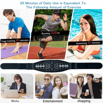 Abdominal Toning Belt Muscle Stimulator Fitness Equipment
