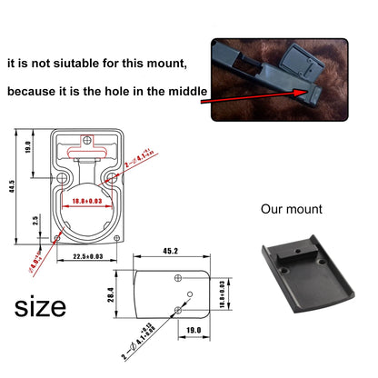 Mini Red Dot Sight Collimator Reflex Sight Scope