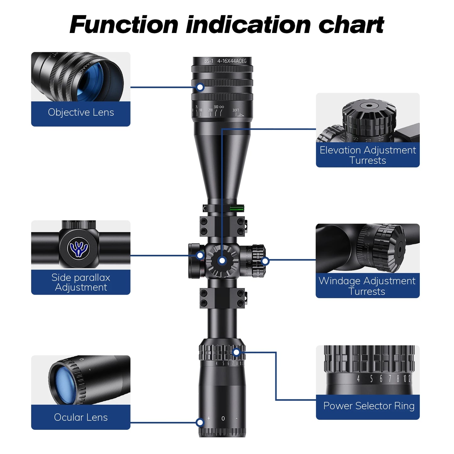 Tactical Hunting Scopes Tactical  Red Green Illuminated Sight