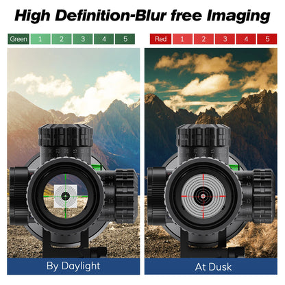 Tactical Hunting Scopes Tactical  Red Green Illuminated Sight