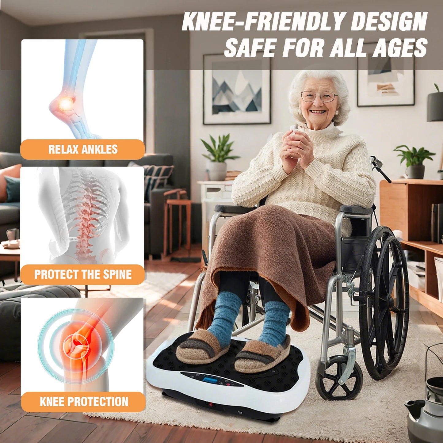 Full-Body Vibration Plate Weight Loss Remote Control
