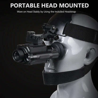 Helmet Night Vision Long-Distance Hunting Goggles Telescope