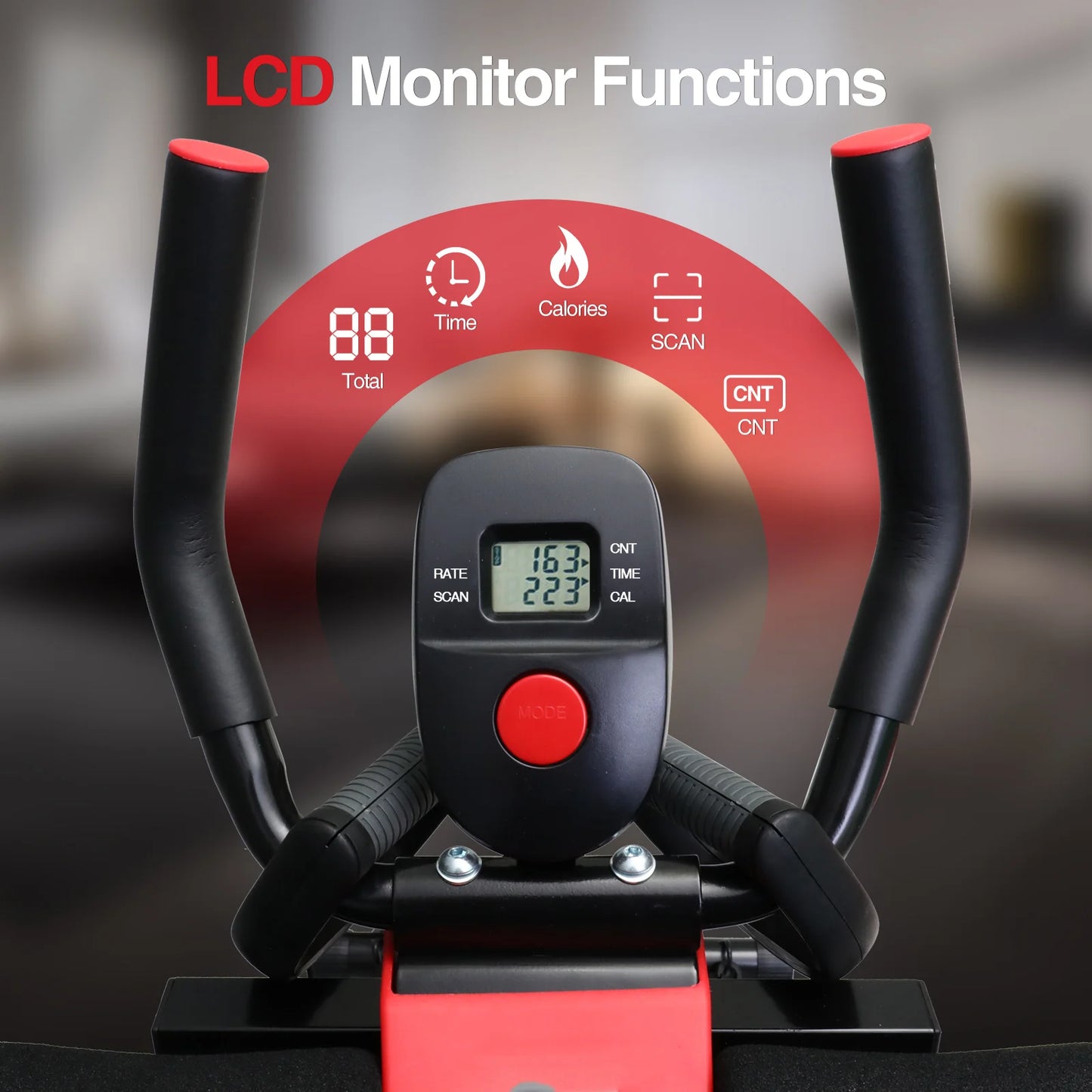 Dual Track Ab Machine Adjustable Waist Trainer Foldable
