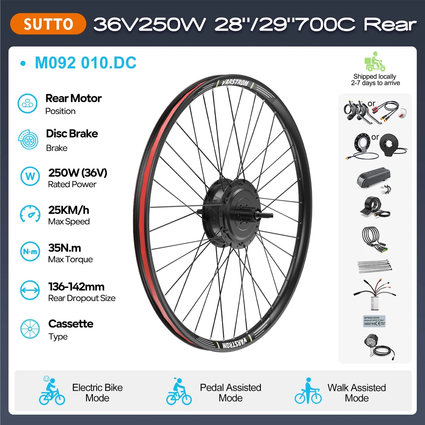 [On Sale ] Rear Motor Wheel Hub Drive 26 Inch
