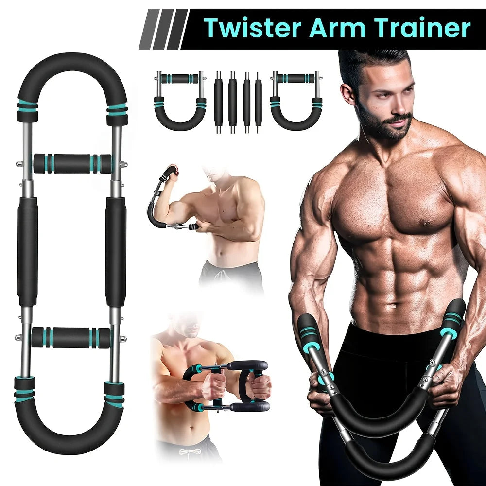 Resistance Bar for Forearm, Triceps & Chest Workout