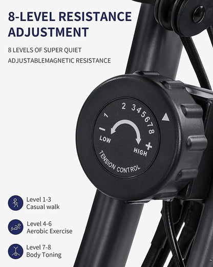 Exercise Bike Folding Pulse Sensor LCD Monitor