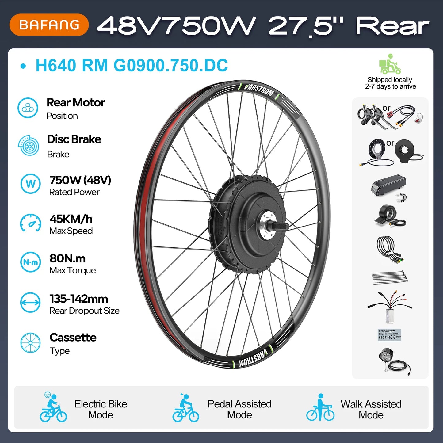 [On Sale ] Rear Motor Wheel Hub Drive 26 Inch