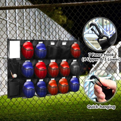 Dugout Organizer Helmets Gloves Balls Storage