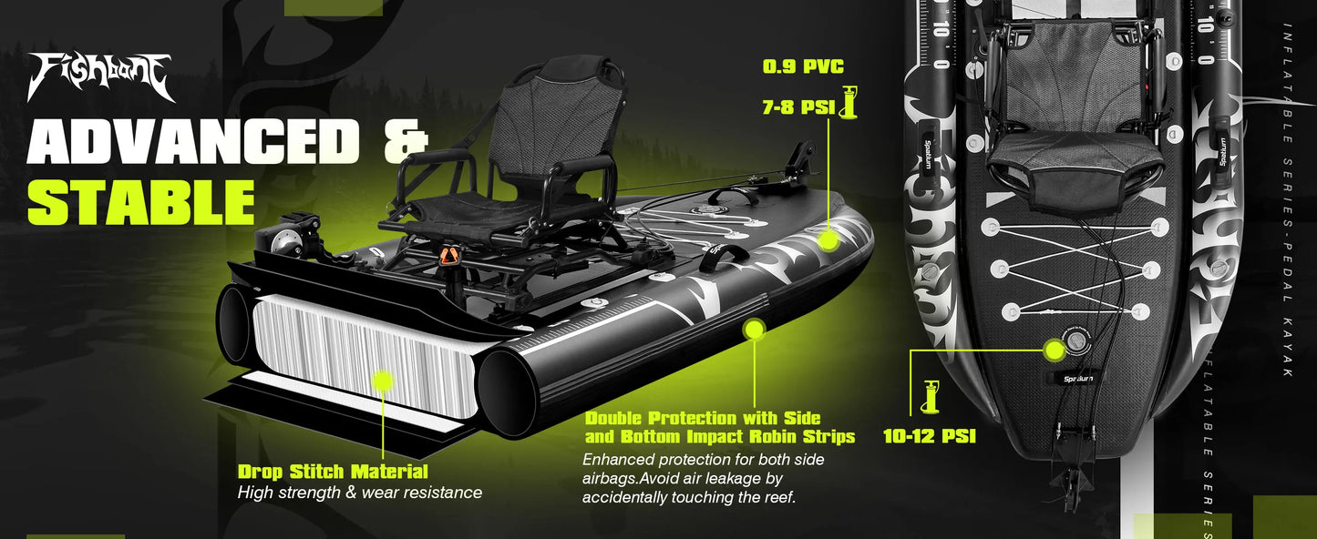 Fishing Kayak Pedal Drive Power Orientation System