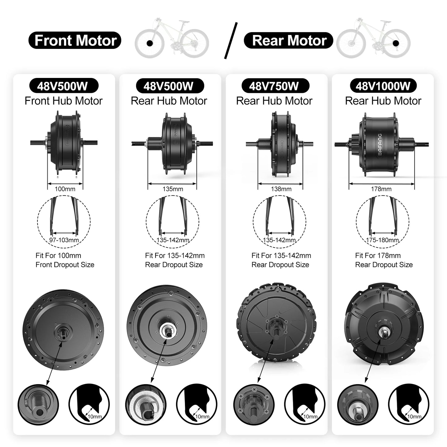 [On Sale ] Rear Motor Wheel Hub Drive 26 Inch