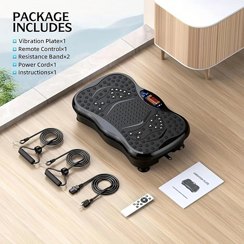 Compact Vibration Platform for Full-Body Workout