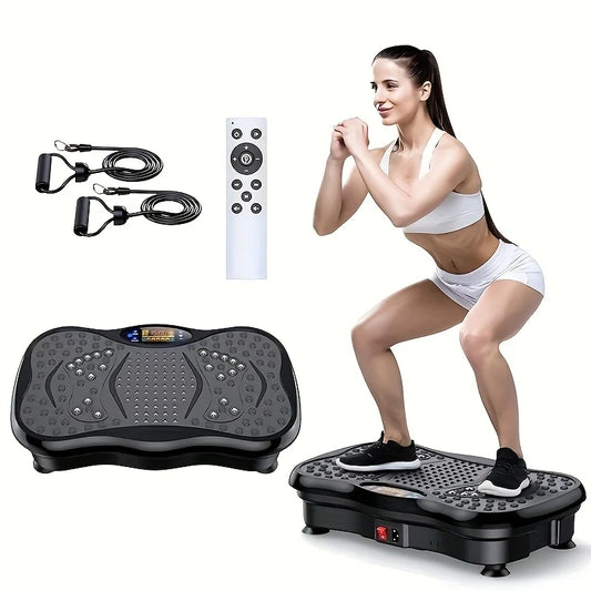 Compact Vibration Platform for Full-Body Workout