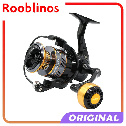 Rooblinos Spinning Fishing Reel With Metal Frame And High Speed