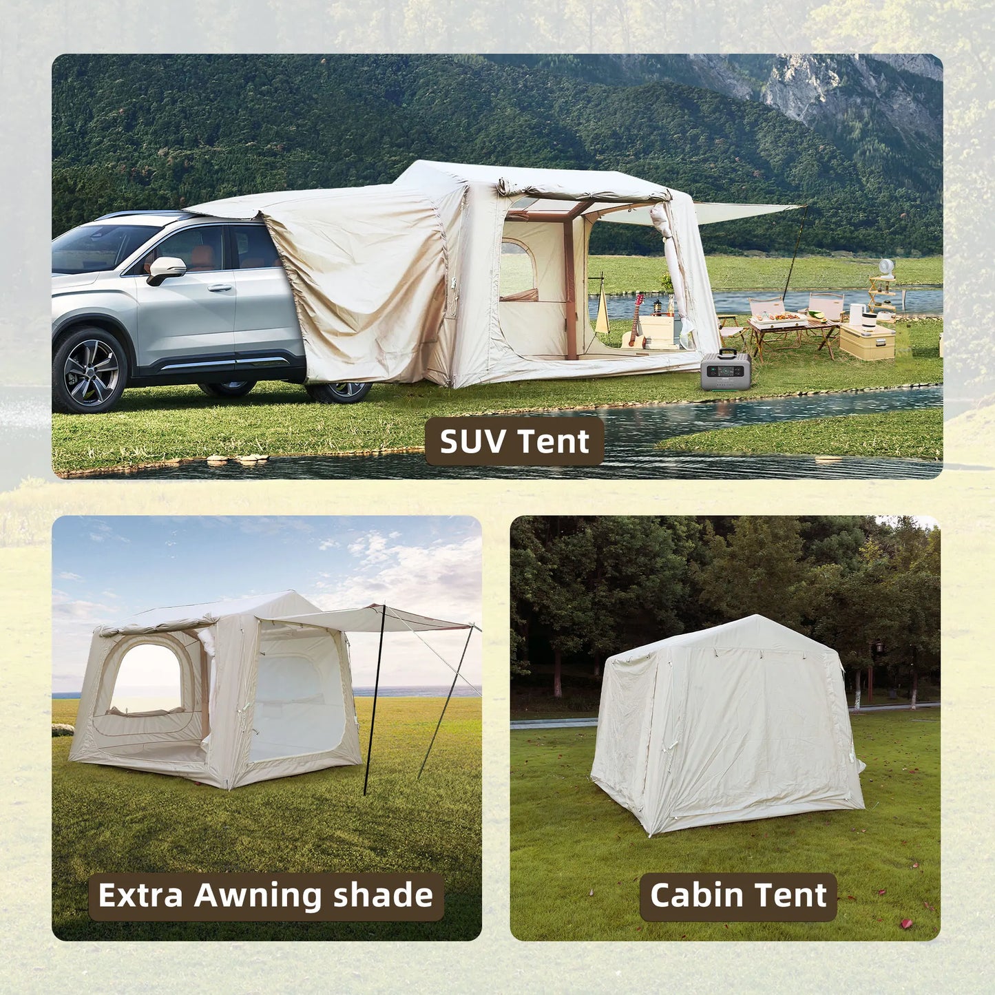 Inflatable Tents for suv Easy Setup Waterproof