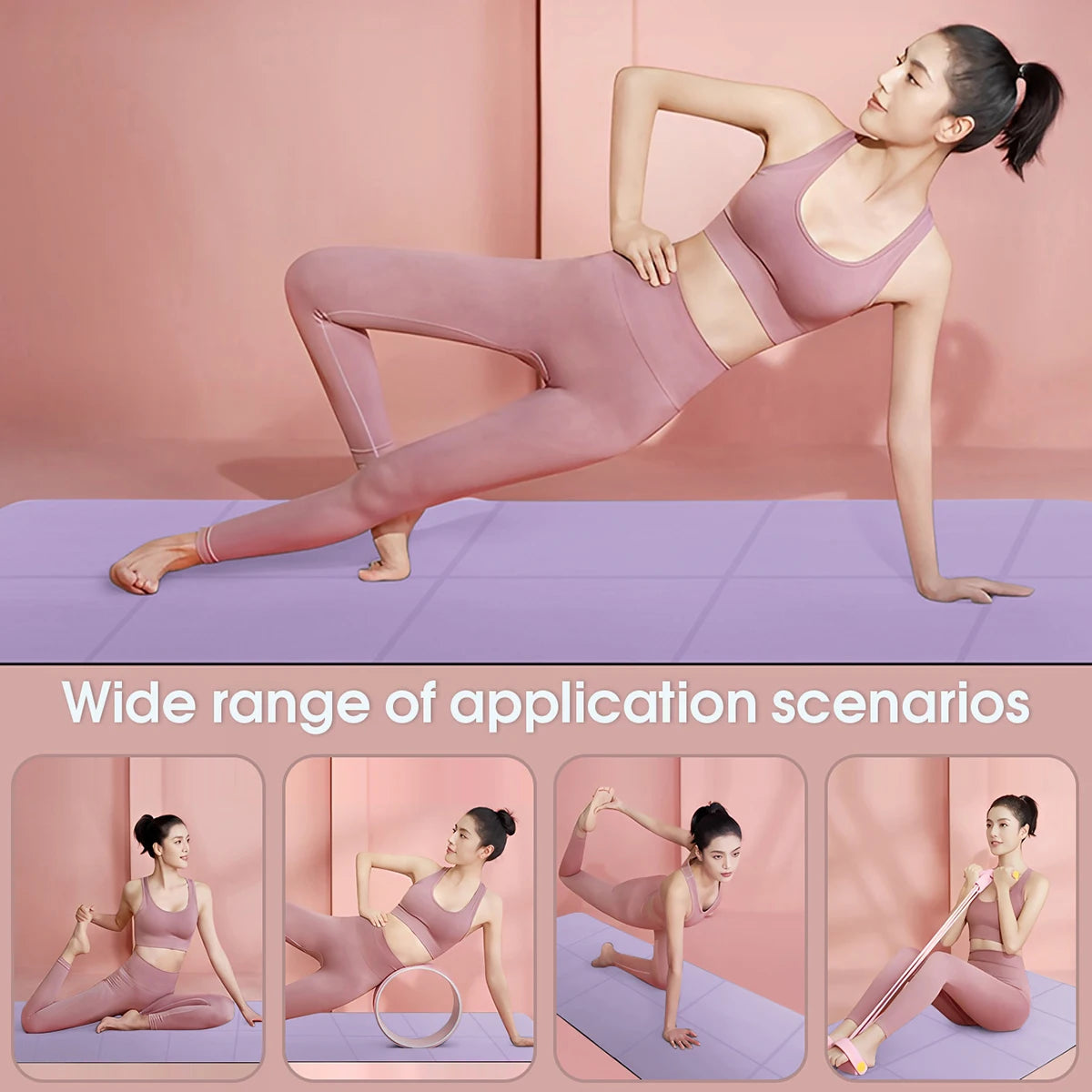 Foldable Yoga Travel Fitness Exercise Mat