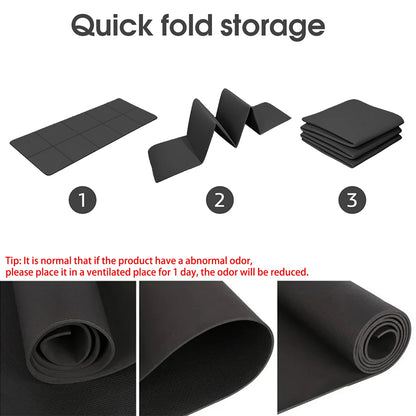 Foldable Yoga Travel Fitness Exercise Mat