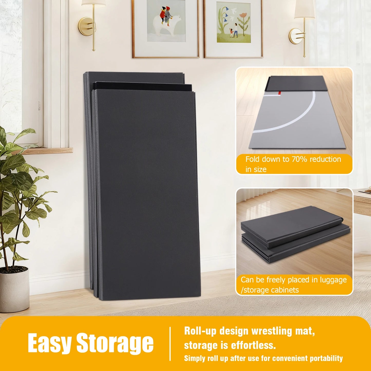 Anti-Slip for Grappling Martial Art Boxing Judo Jiu Jitsu Wrestle Mats