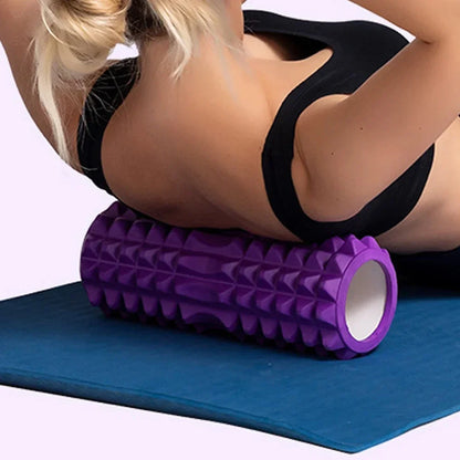 Yoga Sports Massage Foam Roller Grid