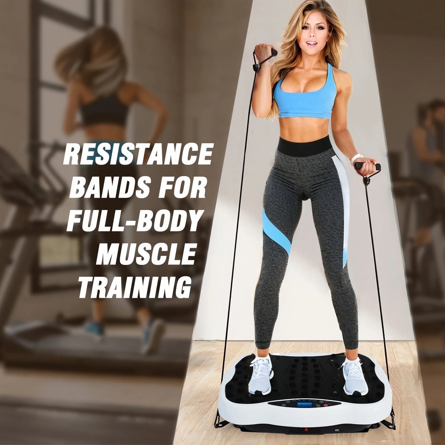 Full-Body Vibration Plate Weight Loss Remote Control
