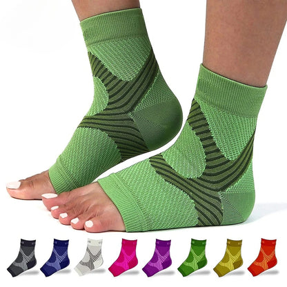 Plantar Fasciitis Splint Night Compression Sock Heel Supports