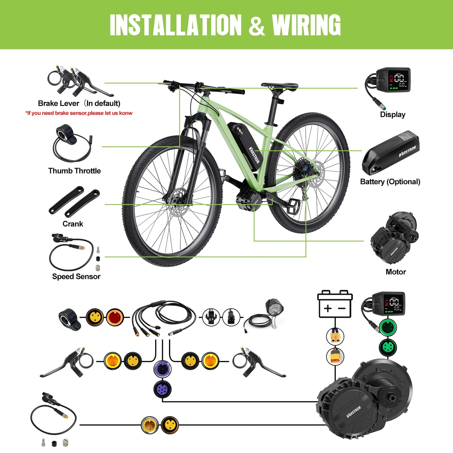 eBike Engine Electric Bicycle Conversion Kit