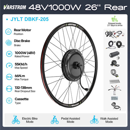 [On Sale ] Rear Motor Wheel Hub Drive 26 Inch
