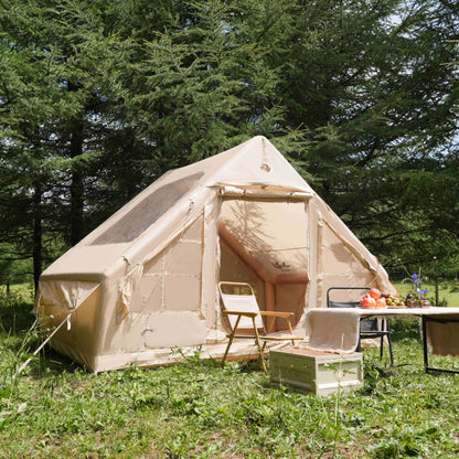 Inflatable Tent With Skylight, Quick Setup With Pump, Outdoor Family Luxury Tent