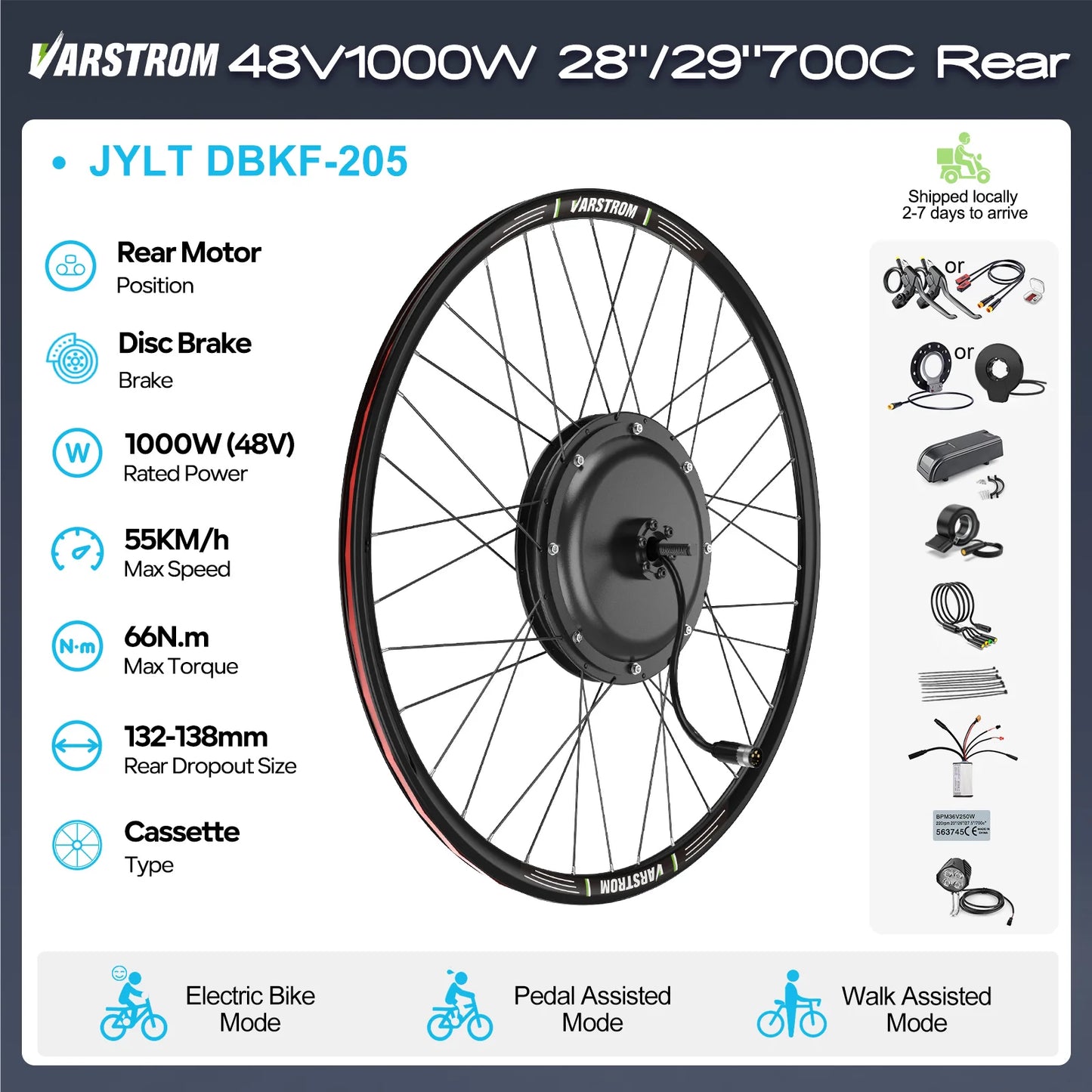 [On Sale ] Rear Motor Wheel Hub Drive 26 Inch