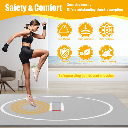 Anti-Slip for Grappling Martial Art Boxing Judo Jiu Jitsu Wrestle Mats